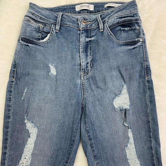 Guess Super High Rise Skinny Jeans - Picture 9 of 9